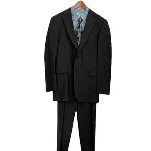 Strellson Wool Suit Charcoal Gray 40 Tall